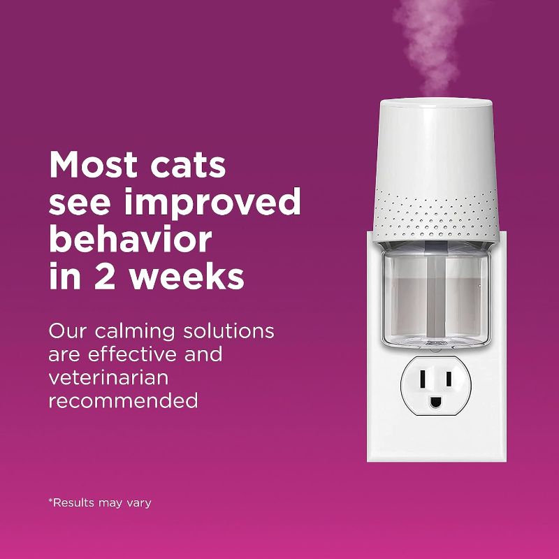 Photo 3 of Comfort Zone Multi-Cat Calming Diffuser Refill for Cats, 30 day, set of 2