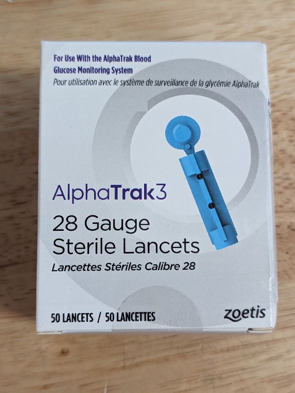 Photo 6 of AlphaTrak 3 28 Gauge Sterile Lancets for AlphaTrak 3 Blood Glucose Monitoring System 50 Count