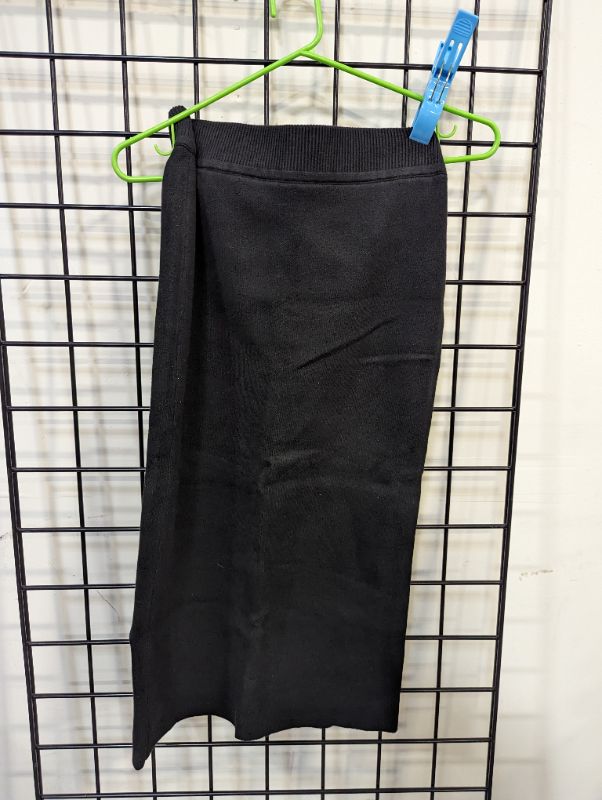 Photo 2 of The Drop Women's Iris Pull-On Midi Sweater Pencil Skirt, Small - Black