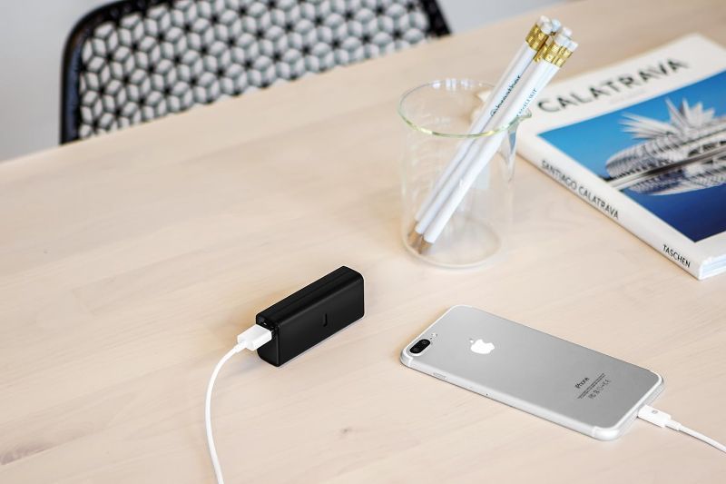 Photo 3 of 100 PERCENT MPU901 Wall Charging USB Station With Portable Battery that Slides Out, On-The-Go USB Power Pack