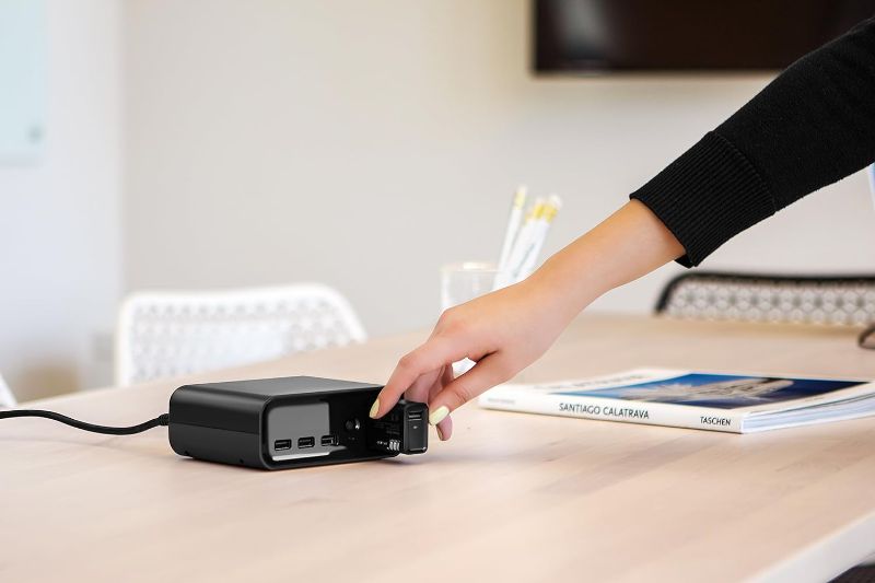 Photo 2 of 100 PERCENT MPU901 Wall Charging USB Station With Portable Battery that Slides Out, On-The-Go USB Power Pack