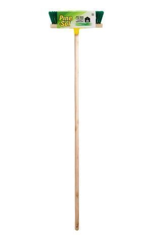 Photo 1 of Pine-Sol - Multi-Purpose 12" Push Broom - Indoor & Outdoor Use