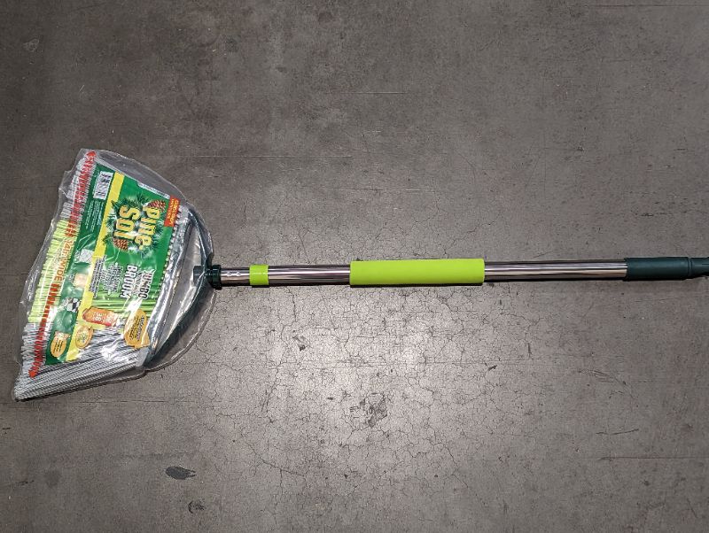 Photo 2 of Pine-Sol Jumbo Indoor Angle Broom, Extendable Handle w/Comfort Grip
**STOCK PHOTO TO SHOW STYLE, NEW VERSION WITH SILVER HANDLE, SEE PHOTOS**