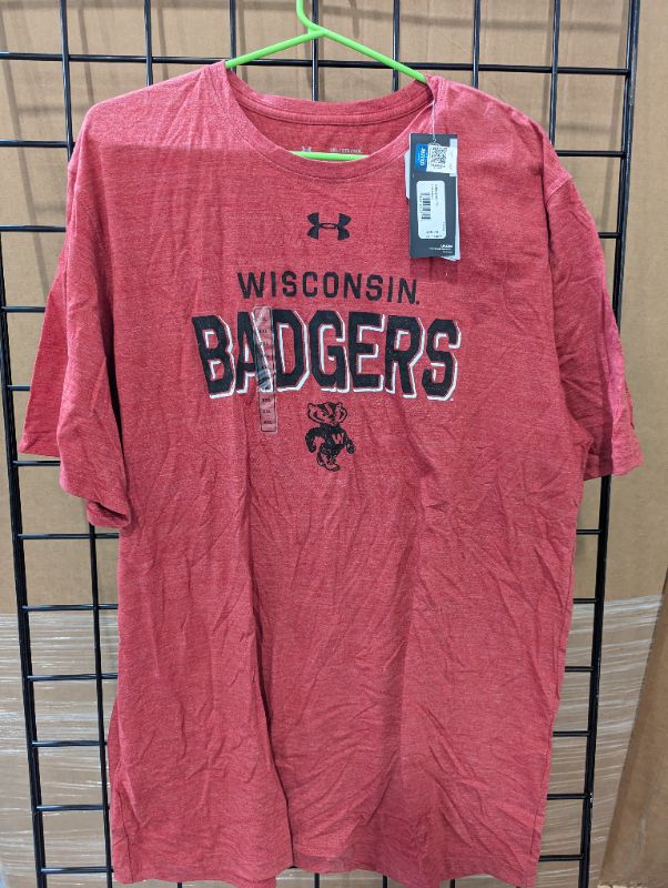 Photo 1 of Under Armour Wisconsin Badgers T-Shirt - XXL - NWT