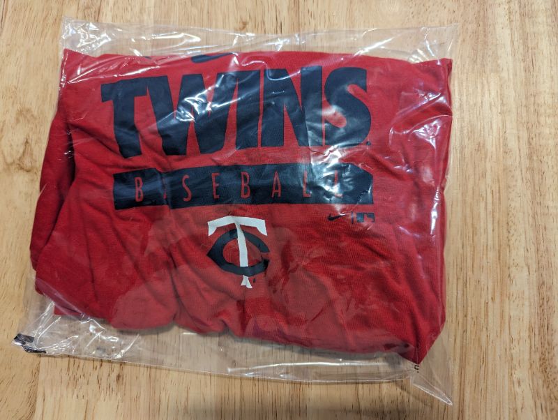 Photo 4 of Men's Minnesota Twins Nike Red Primetime Property Of Practice T-Shirt - Size Large - NWT