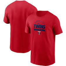 Photo 1 of Men's Minnesota Twins Nike Red Primetime Property Of Practice T-Shirt - Size Large - NWT
