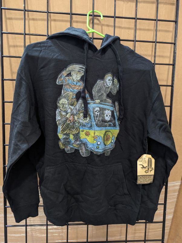 Photo 1 of Esy Surf Co. - Scooby Doo Van & Halloween Friends Hoodie - Black - Size Small - NWT