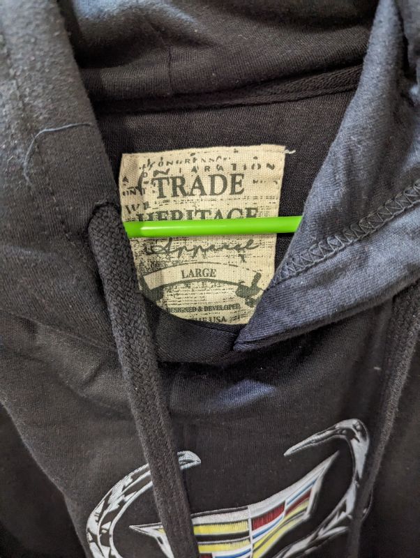 Photo 3 of Trade Heritage - Cadillac Hoodie - Black - Size Large - NWT
