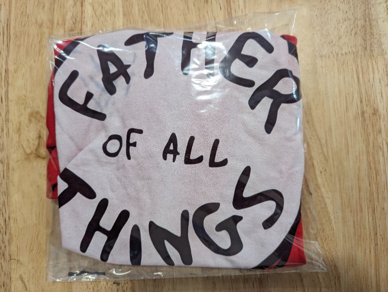 Photo 3 of "Father of All Things" T-Shirt - Red - Size 