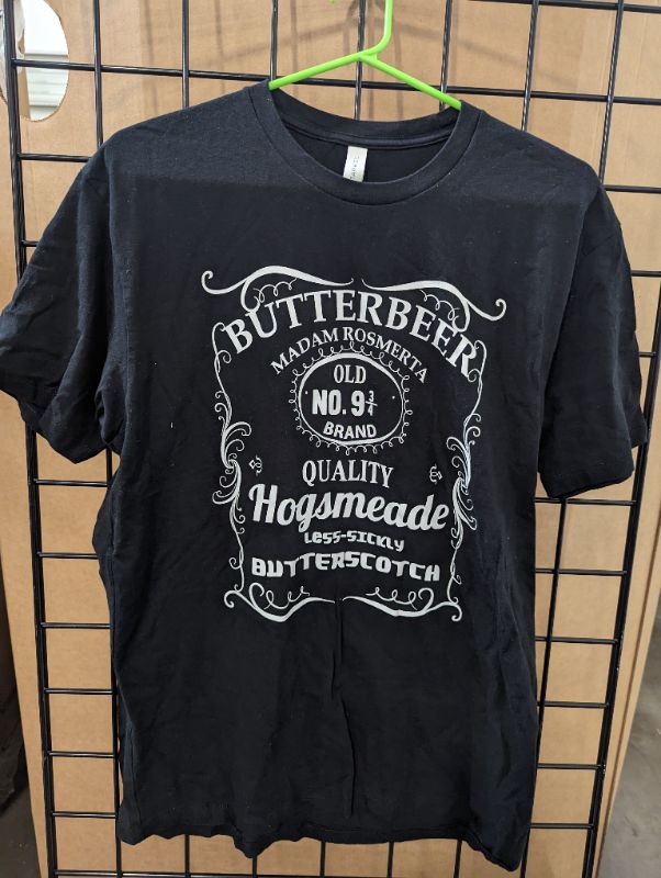 Photo 2 of Butterbeer Unisex T-Shirt - Black, Size L