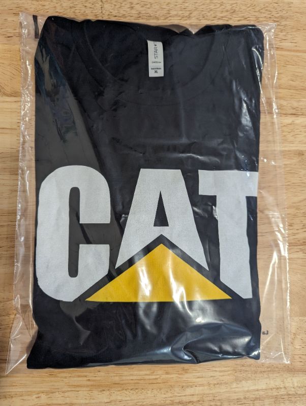 Photo 3 of Caterpillar Unisex T-Shirt - Black, Size XL