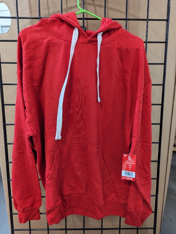 Photo 2 of Isaac Design's Sports - Red Pullover Hoodie w/White Strings - Size XL - NWT