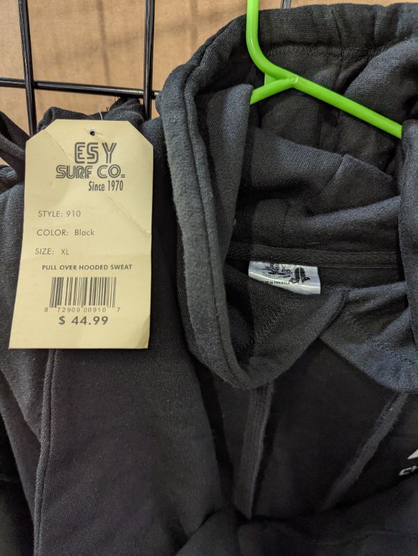 Photo 2 of Esy Surf Co. - Black Chevrolet Pullover Hooded Sweatshirt - Size XL - NWT