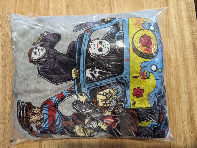 Photo 3 of Scooby Van & Halloween Friends Light Grey Hoodie - Size Medium