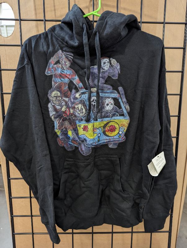 Photo 1 of Trade Heritage - Scooby Van & Halloween Friends Hooded Sweatshirt - Black, Size Medium - NWT