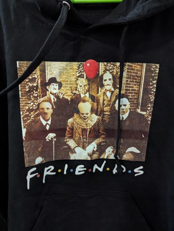 Photo 2 of Friends Halloween Black Hooded Sweatshirt - Size 3XL - NWT