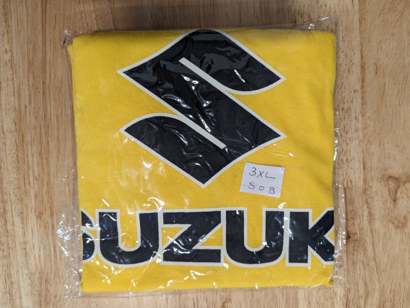 Photo 2 of Suzuki Men's T-Shirt - Yellow - Size 3X