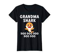 Photo 1 of Pinkfong Grandma Shark T-shirt - Red - Size Medium **STOCK PHOTO TO SHOW STYLE, SHIRT IS RED, SEE PHOTOS**
