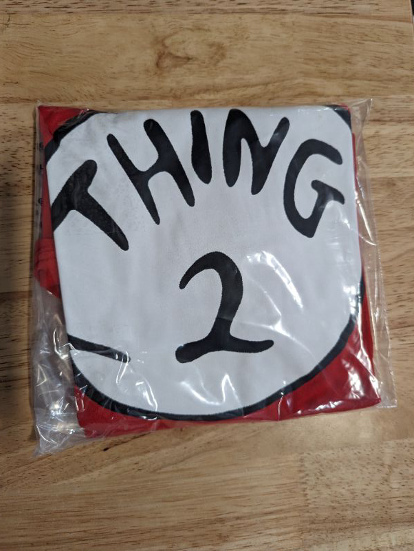 Photo 2 of Dr. Seuss "Thing 2" RED T-Shirt - Size Large
