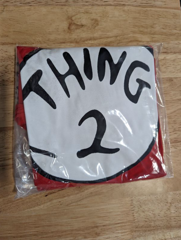 Photo 2 of Dr. Seuss "Thing 2" RED T-Shirt - Size 5XL