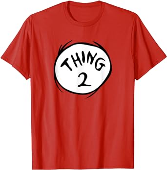 Photo 1 of Dr. Seuss "Thing 2" RED T-Shirt - Size 5XL