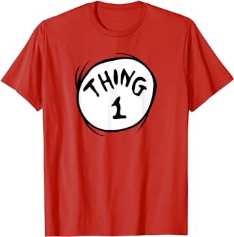 Photo 1 of Dr. Seuss "Thing 1" RED T-Shirt - Size XS
