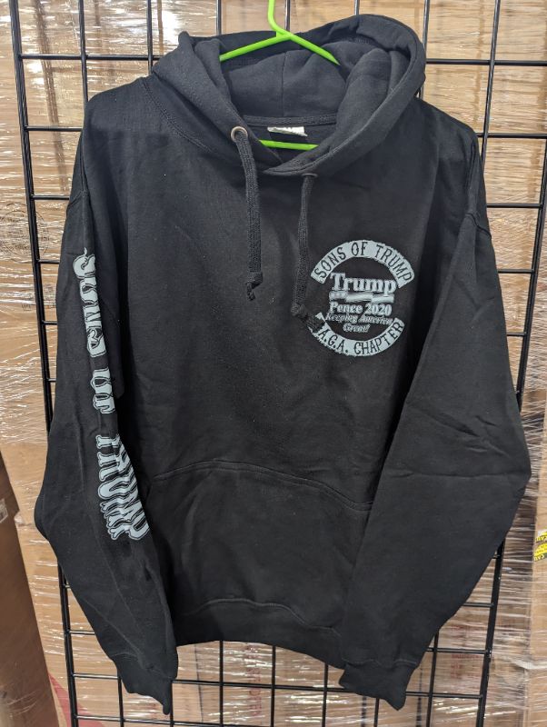 Photo 2 of Esy Surf Co. - Son's of Trump Maga Chapter Hoodie - Black - Size Large - NWT