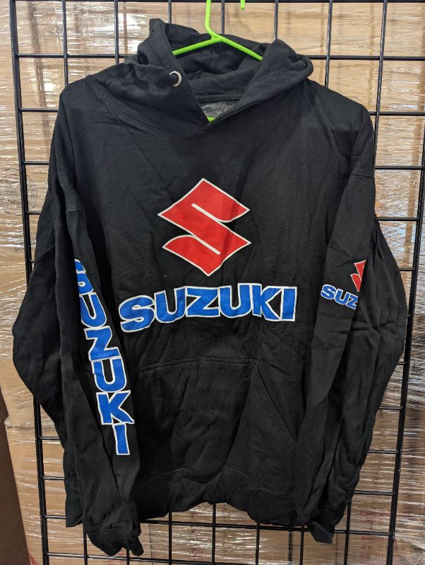Photo 2 of Suzuki Racing Team Unisex Hoodie - Black - Size Large 