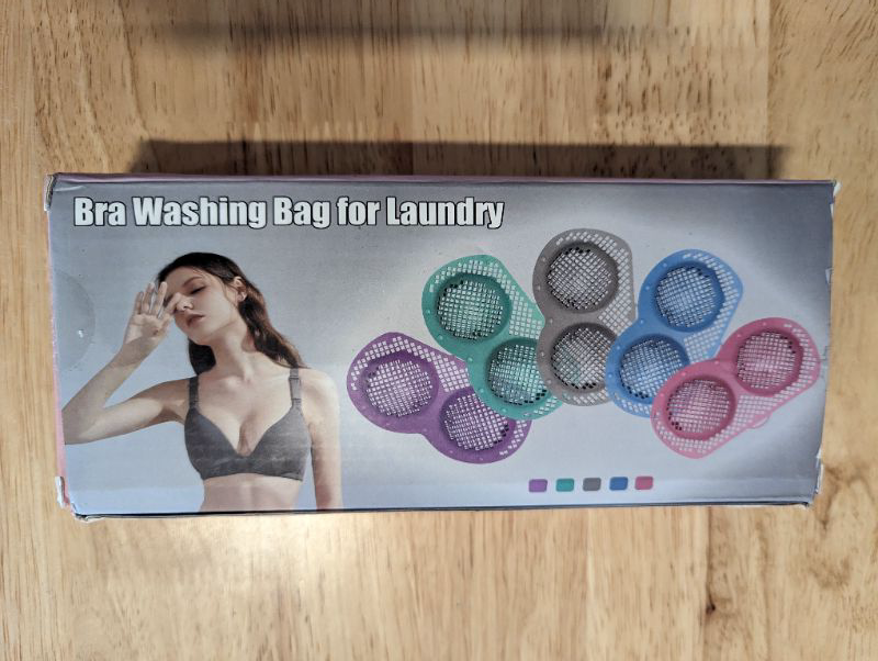 Photo 3 of Bra Washing Bag for Laundry, Silicone lingerie bags for washing delicates, Laundry Bag for Washing Machine & Dryer, Washing Bags for A-38D Cup Bras, Maternity Bras, Sports Bras, Sexy Bras-Green
