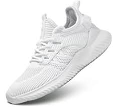 Photo 1 of Vooncosir Women's Walking Shoes Lightweight Breathable Running Shoes Non Slip Athletic Fashion Sneakers Mesh Workout Casual Trainers - White - Size 9
