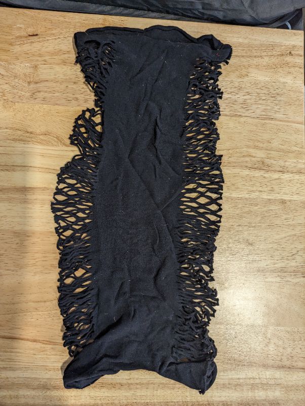 Photo 2 of Black Braided Maxi Skirt - One Size 