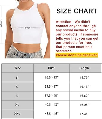 Photo 2 of Yeawinta Workout Crop Tops for Women Cropped Racerback Halter Neck Shirts Sleeveless Yoga Tops 2 Pack - White & Brown - Size Small