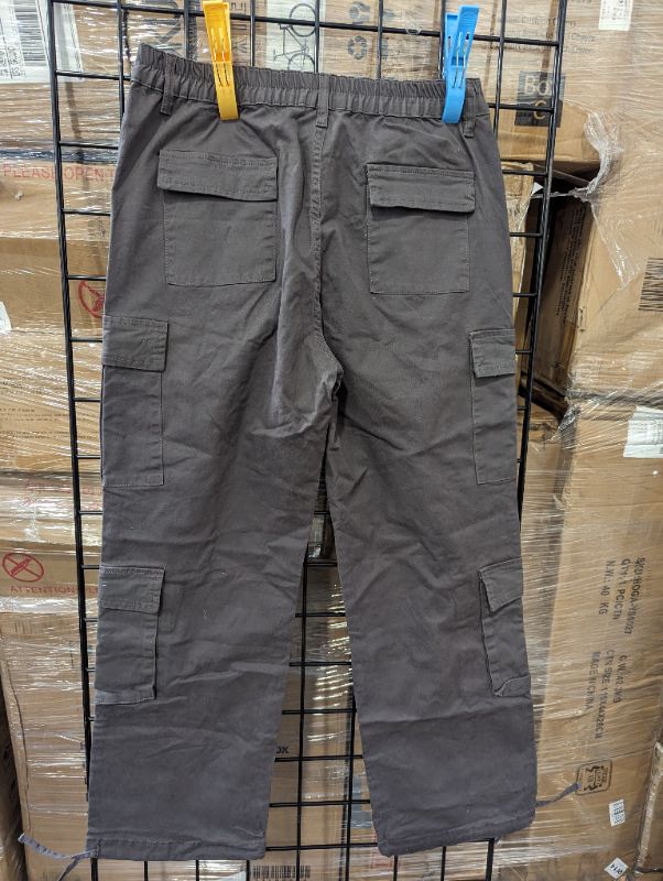 Photo 3 of Cargo Pants - Wide Leg - Charcoal Grey - Size Large