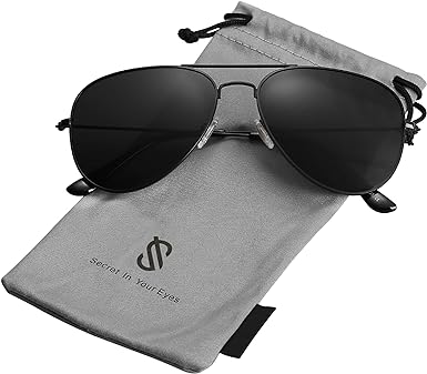 Photo 2 of SOJOS Classic Aviator Polarized Sunglasses for Men Women Vintage Retro Style
