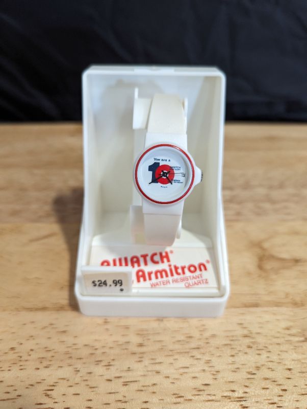 Photo 1 of Awatch by Armitron - Water Resistant Quartz - You're a 10 on Face, w/White Band