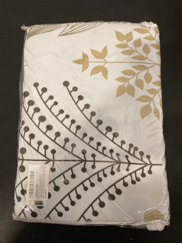 Photo 2 of JOHNPEY - King Duvet Cover Sets - 130GSM Micro Fiber - Printed & Solid Setor 
