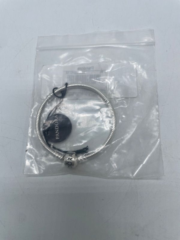 Photo 1 of Pandora Jewelry Iconic Moments Snake Chain Charm Sterling Silver Bracelet
