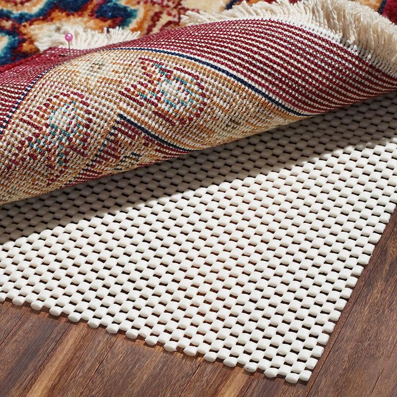 Photo 1 of BAGAIL BASICS Non Slip Rug Pad Gripper 4 x 6 Feet Extra Thick Carpet Pads for Area Rugs and Hardwood Floors, Keep Your Rugs Safe and in Place
