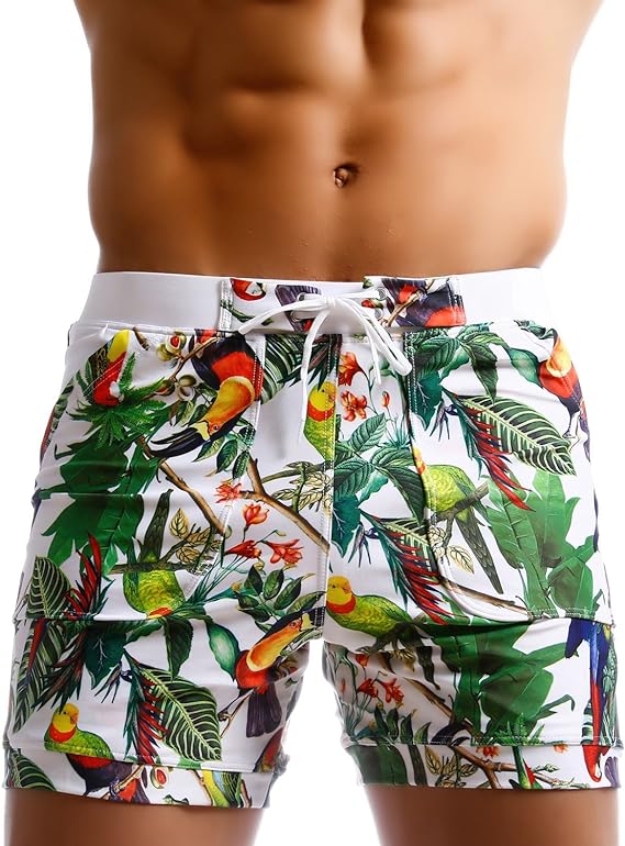 Photo 1 of Taddlee Men Swimwear Swimsuits Flower Print Surf Board Boxer Shorts Trunks Long
