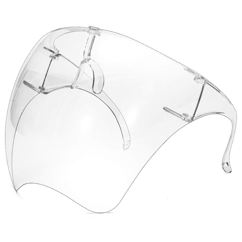 Photo 1 of Full Protection - Anti Fog Goggle Sunglasses Unisex Shield Glasses Full Face Protection Eyewear Fashion Visor Cover Goggles (1 Transparent)
