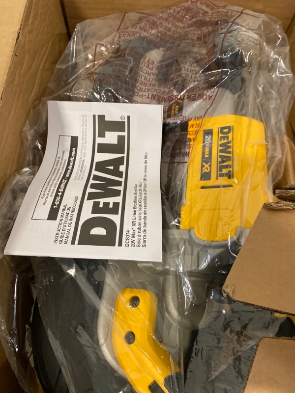 Photo 5 of DEWALT 20V MAX Band Saw, 5" Cutting Capacity, Integrated Hang Hooks, Portable, For Deep Cuts, Bare Tool Only (DCS374B)
