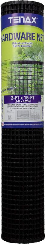 Photo 1 of Tenax 62073079 cs Hardware Net, Black, 2' X 15'
