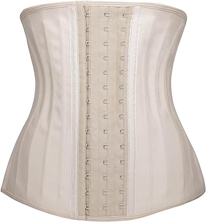 Photo 1 of YIANNA Short Torso Waist Trainer Corset for Tummy Control Underbust Sports Workout Hourglass Body Shaper
