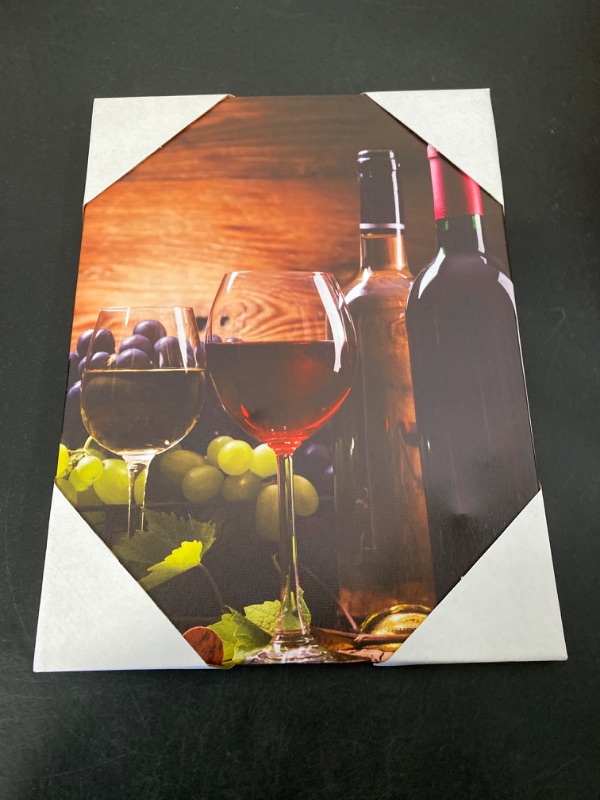 Photo 1 of Wine Picture Wall Art Frame for Home 14 x 16 