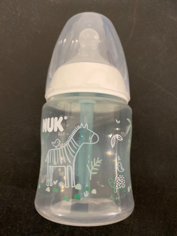 Photo 4 of NUK Smooth Flow Anti Colic Baby Bottle, 5 oz, Elephant

