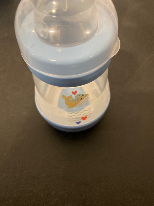 Photo 2 of MAM Easy Start Anti-Colic Baby Bottle, 5oz (1 Count), Slow Flow Nipple, Baby Boy
