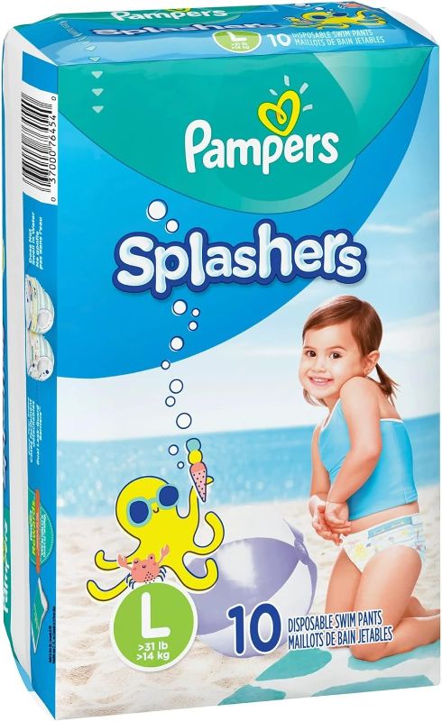 Photo 1 of Splashers Swim Diapers Disposable Swim Pants 1 Count (Pack of 1)
