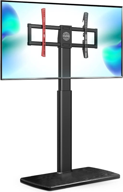 Photo 1 of FITUEYES Swivel Floor TV Stand for 32 to 65 Inch TVs Tall Universal TV Stand Mount with Sturdy Wood Base, Space Saving for Corner Bedroom…

