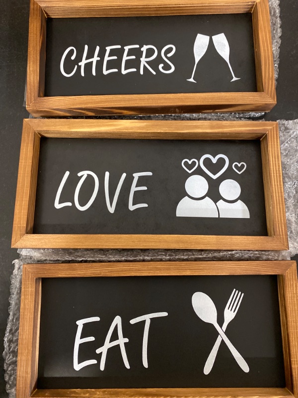 Photo 1 of Wood Sign I Cheers wood sign I Wedding decor I Bar sign I Mini wood sign I Cheers I wall hanging I sign I Receptions I Bar
