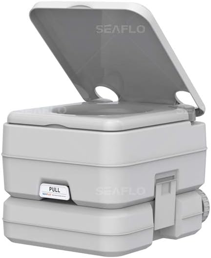 Photo 1 of SEAFLO Portable Toilet for RV, Boat, and Camping (2.6 Gallon) - MISSING PARTS
